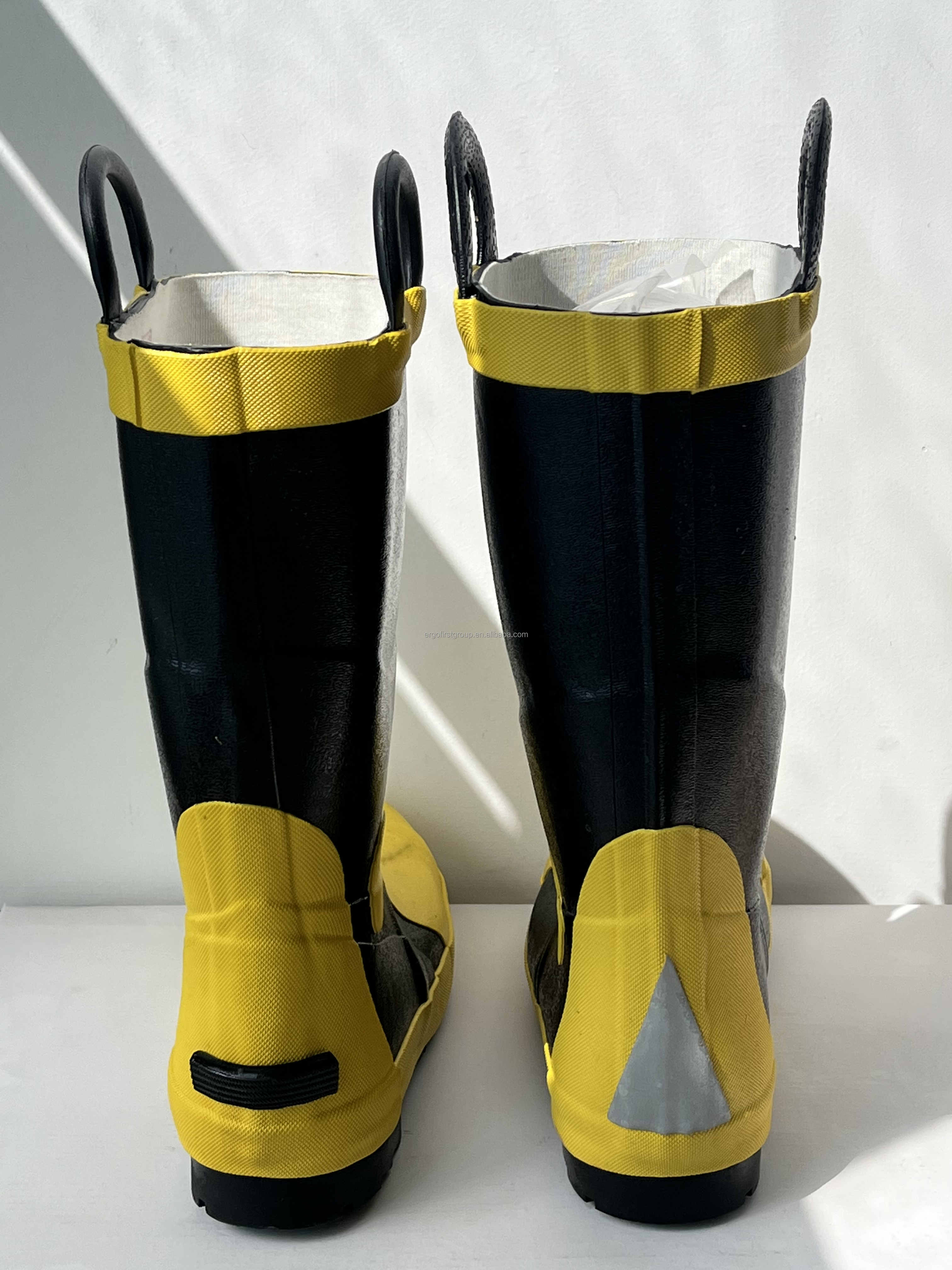 Cheaper Price Hot Sale High Quality Waterproof Rubber Boots Fireman Boot Fire Fighting Safety Boots