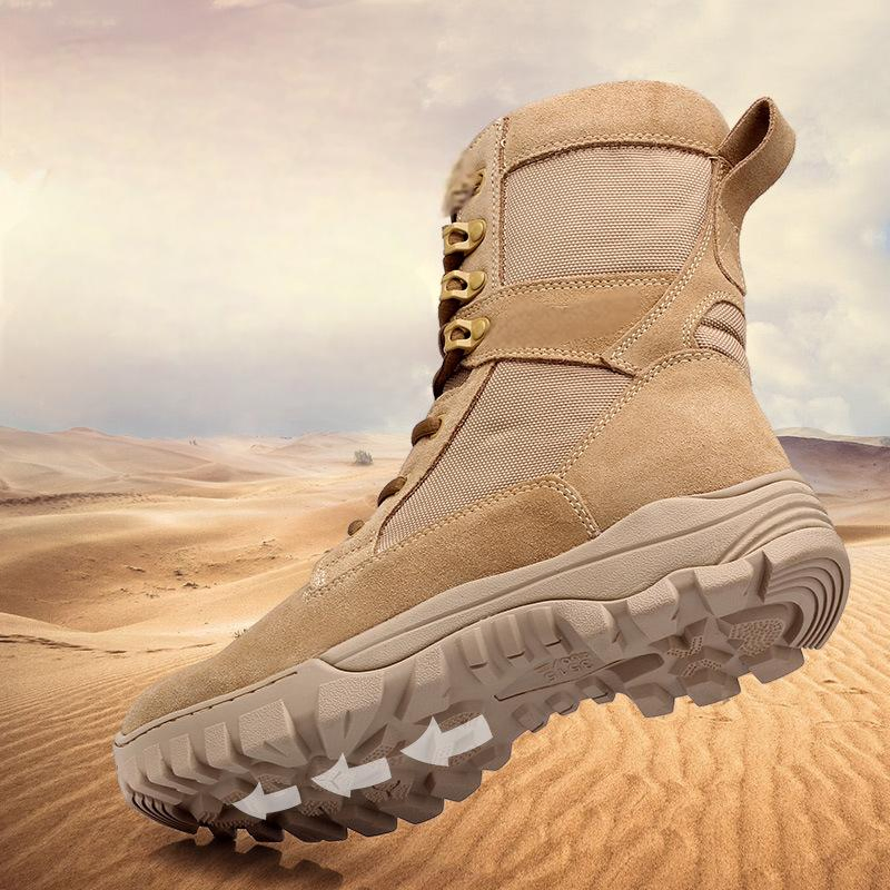 New Style Outdoor High Top Boots Tactical Boots Hiking Desert Boots Puncture Resistant