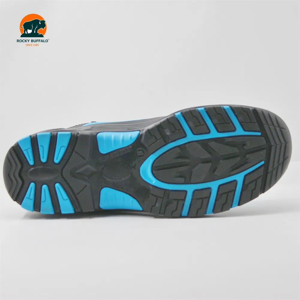 Rocky Buffalo Non-Slip Oil Resistant Rubber Outsole Anti Static Composite Toe New Design Sport Safety Shoes with Rutary Buckle