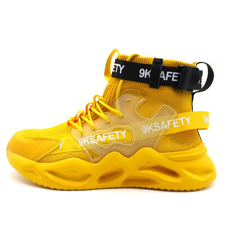 Non-Slip EVA Sole Anti Puncture Steel Toe Safety Sneakers Lightweight