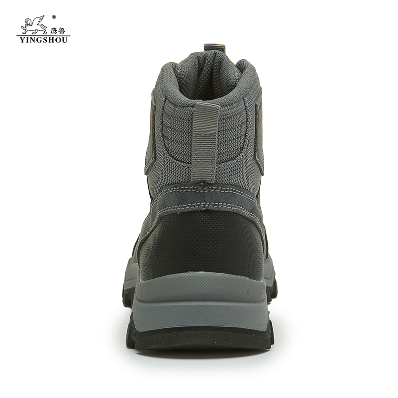 High Quality Microfiber Work Boots Men's Puncture Resistant Lightweight Slip Resistant Construction Safety Boots for Work Shoes