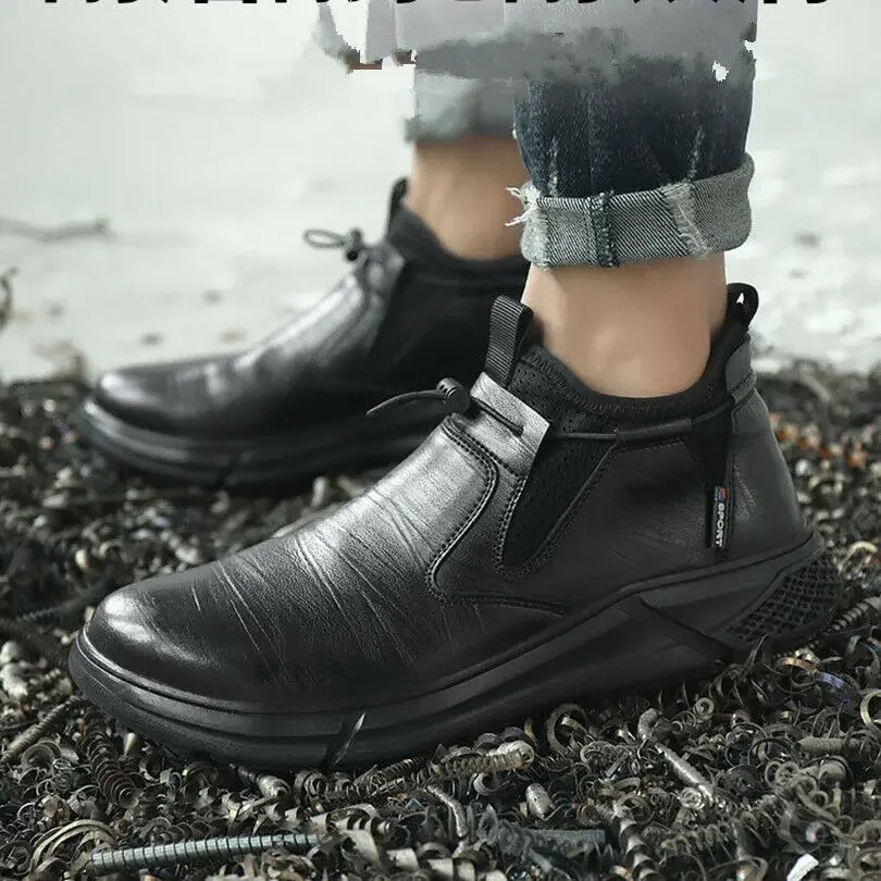 Safety Shoes for Men High Cut Safety Boots Quality Waterproof Safety Boots Industrial Steel Toe Work Boots