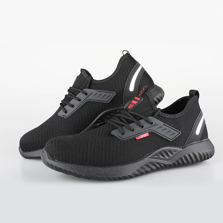 Shoes Safety Man Summer Breathable Labor protection Shoes Fly Weave Anti- Puncture Safety Shoes Steel Toe Work Boot SM003