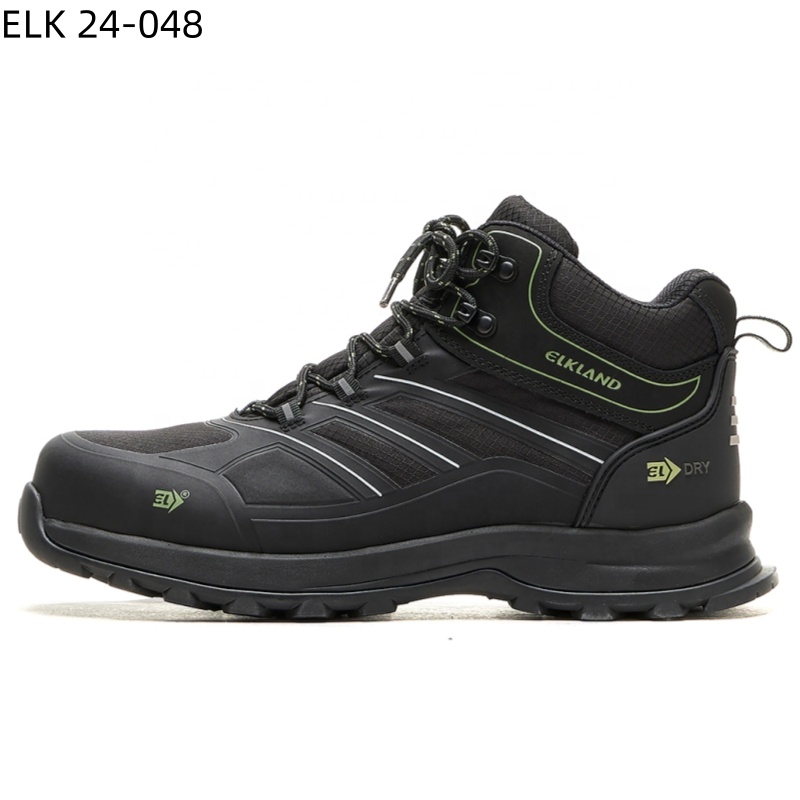 Wholesale composite toe men's safety boots custom work boots for men waterproof work shoes men's safety shoes