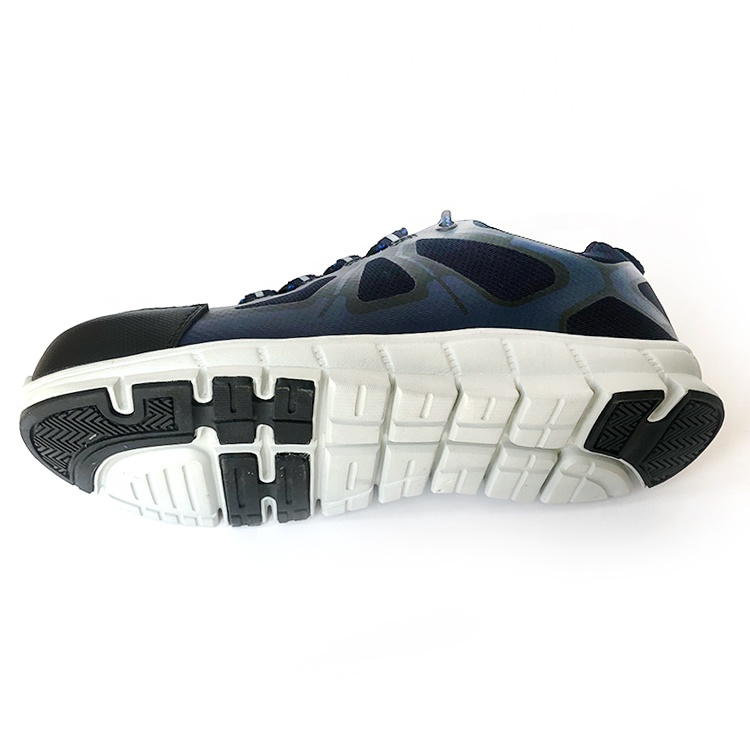 Brand Lightweight Breathable Mesh Slip Resistant Composite Toe Cap Sport Men Work Safety Shoes