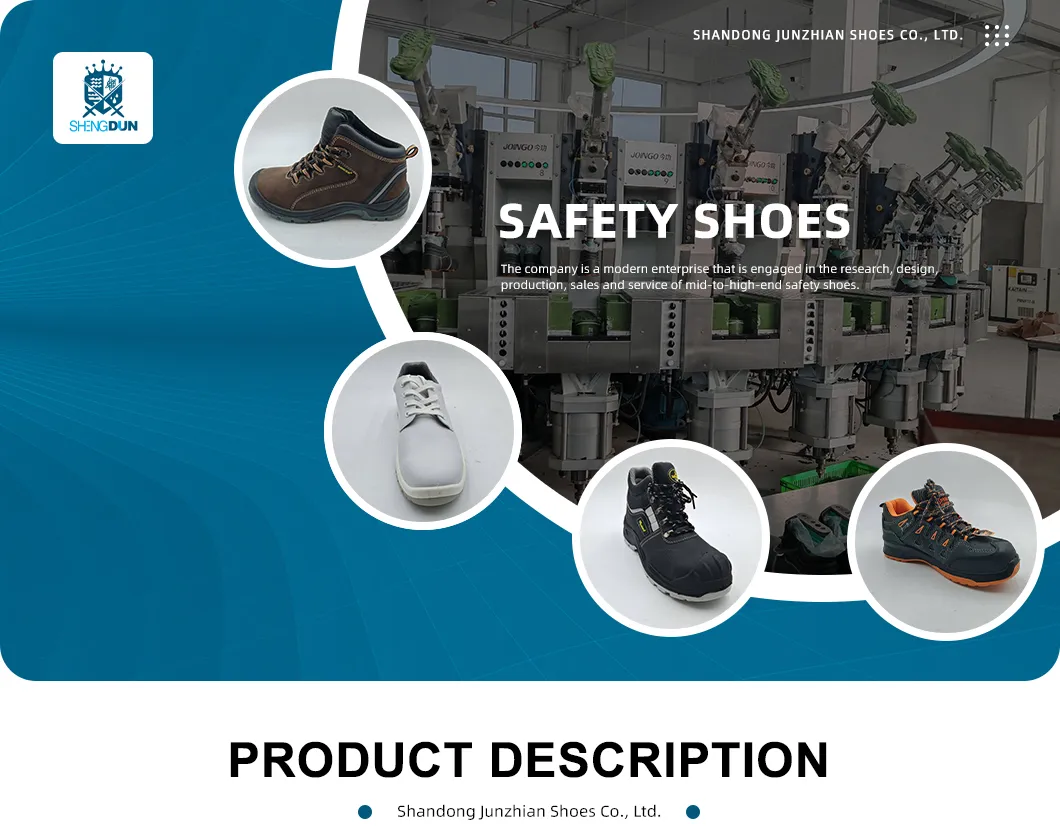 Lightweight Design Comfortable Work Long Term Wear Steel Toe Safety Shoes