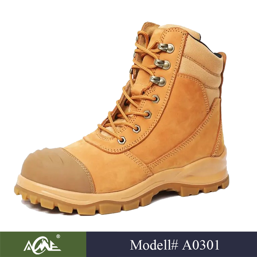 Australia Design Wheat Color Composite Toe Kevlar Midsole Work Safety Shoes