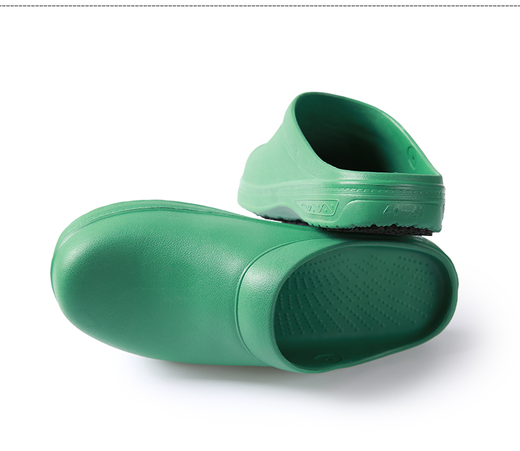 JDS CE Safety Anti-Slip Rubber Kitchen Chef Shoes Oil Resistant EVA Clogs Shoes Comfortable Men Shoes