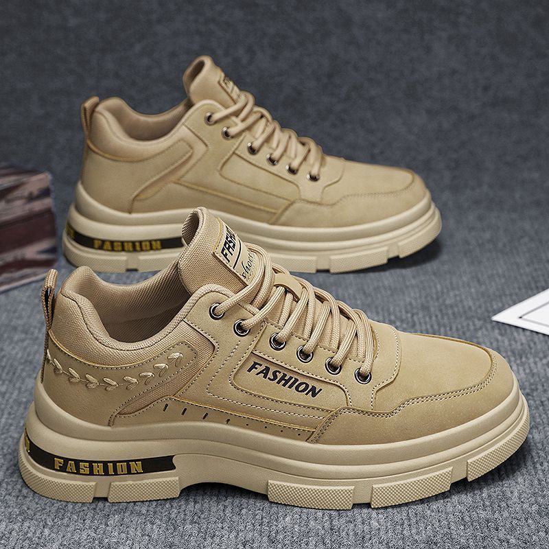 2024 Autumn New Men's Safety Shoes Mesh Upper Construction Work Waterproof Lace-up Non-Slip Wear-Resistant Lightweight Trendy