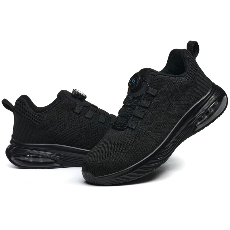 Lightweight Safety Sneakers with Comfortable Rubber Outsole for Work