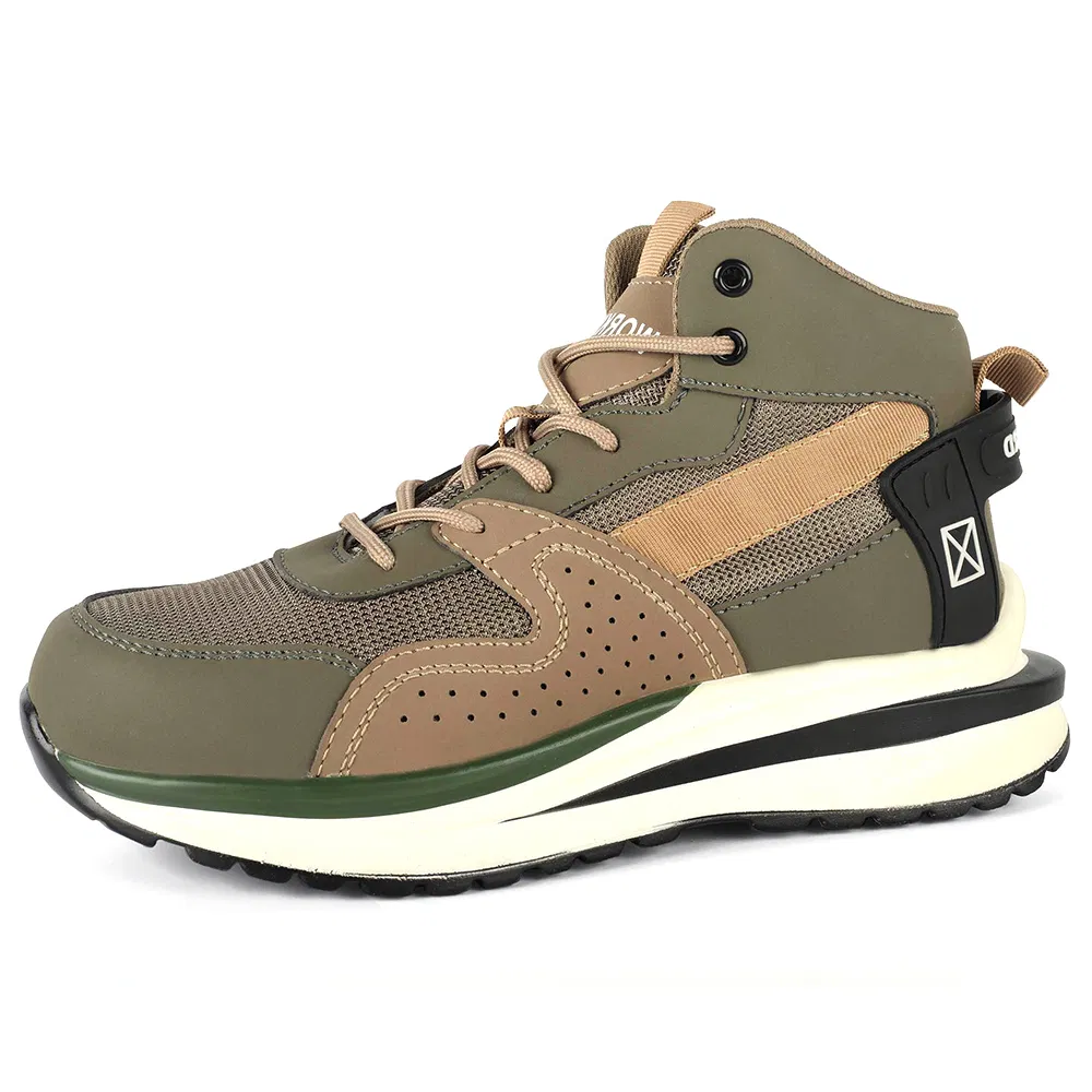 Lightweight Steel Toe Kevlar Microfiber Mesh Breathable PU Outsole Safety Boots