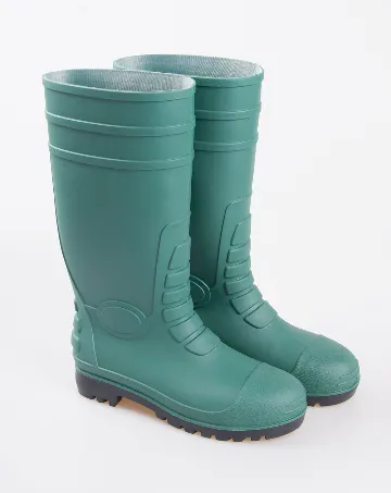 Green Rain Boots