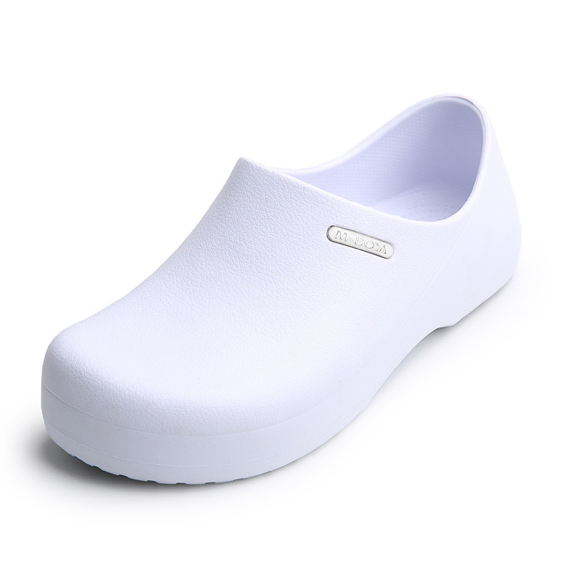 Custom Hotel Chef Clog Kickers Kitchen Safety Shoes with Rubber Sole