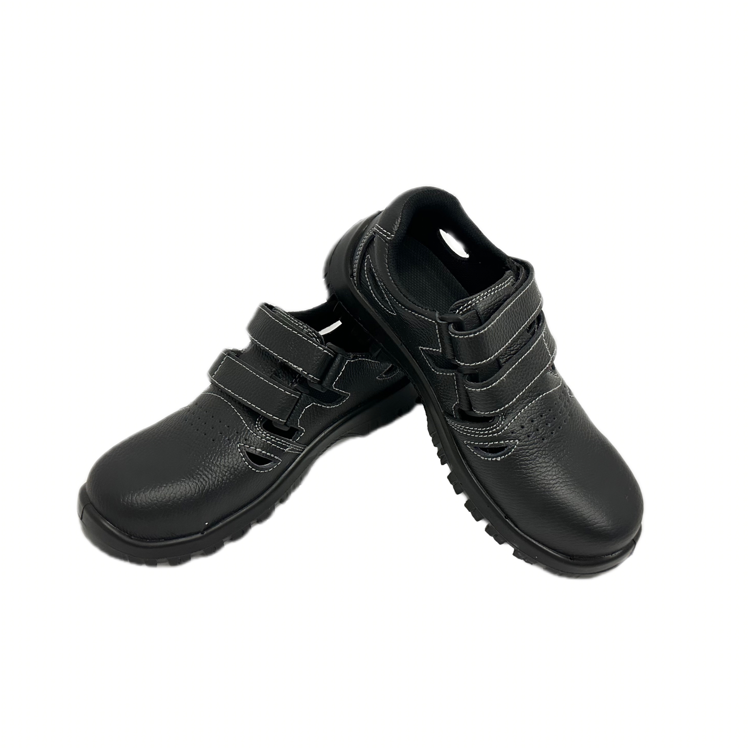Breathable Open and Sandals Safety Shoes for Summer Steel Toe Safety Shoes for PU ESD Work Shoes Protective Sandal