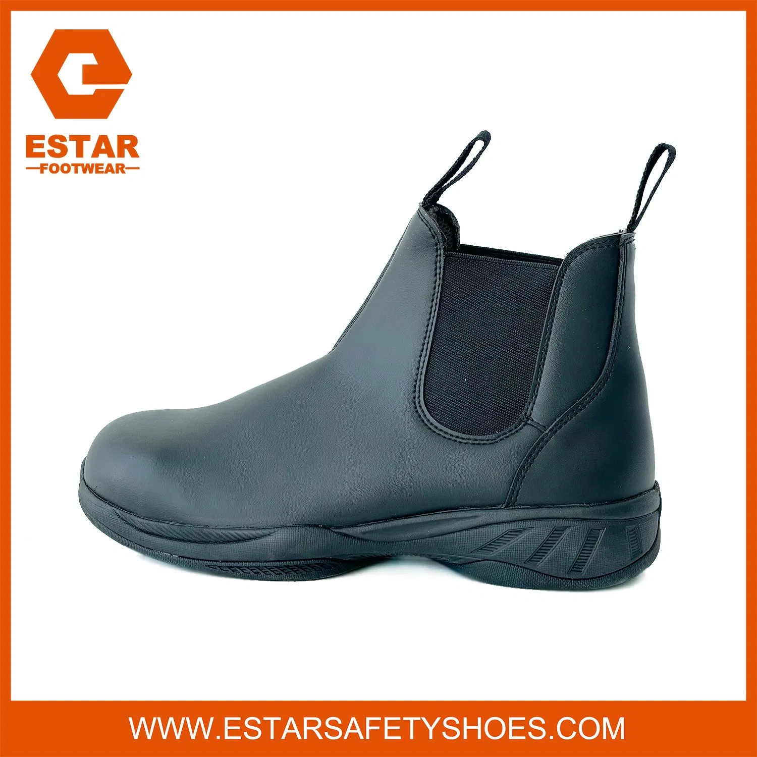 Durable Double Bind Elastic Gusset Abrasion-Resistant Kitchen Chef Executive Safety Shoes