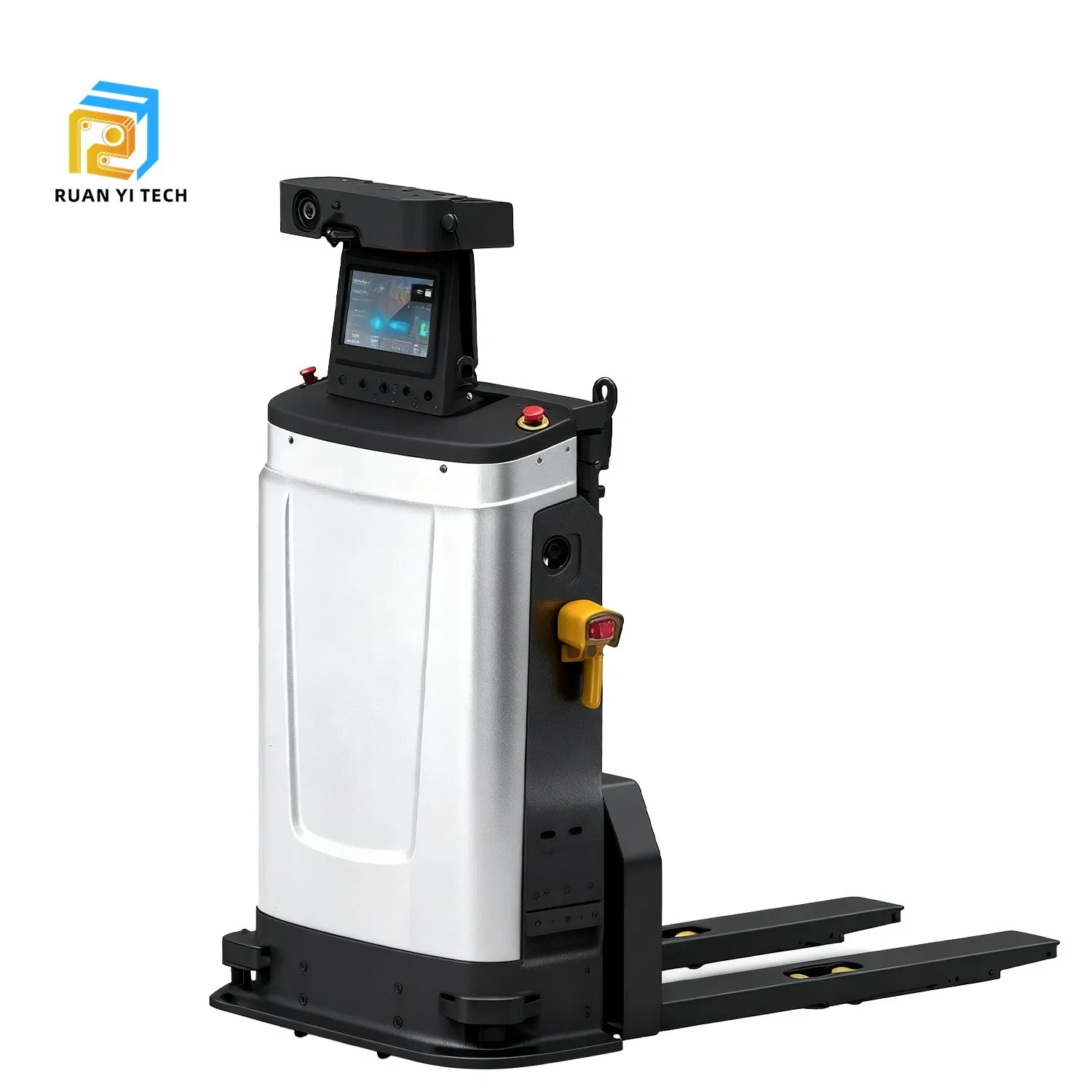 Laser Agv 1400kg Lifting Heavy-Duty AMR Warehouse Lifting Slam Forklift Robot