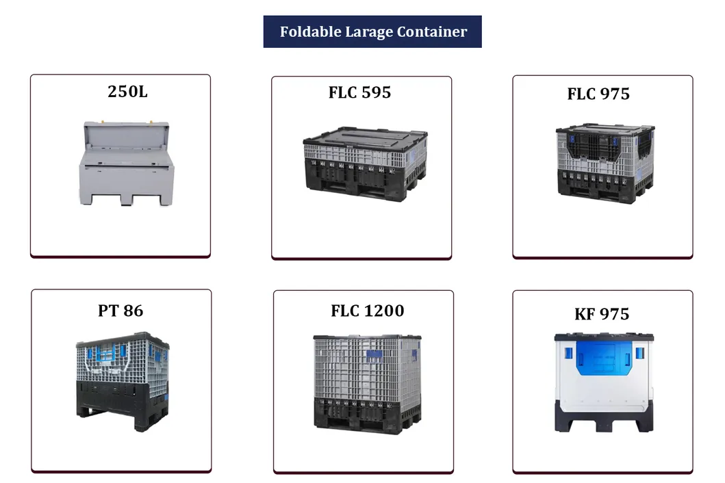 Pallet Plastic Box and Durable Stackable Plastic Pallet Collar