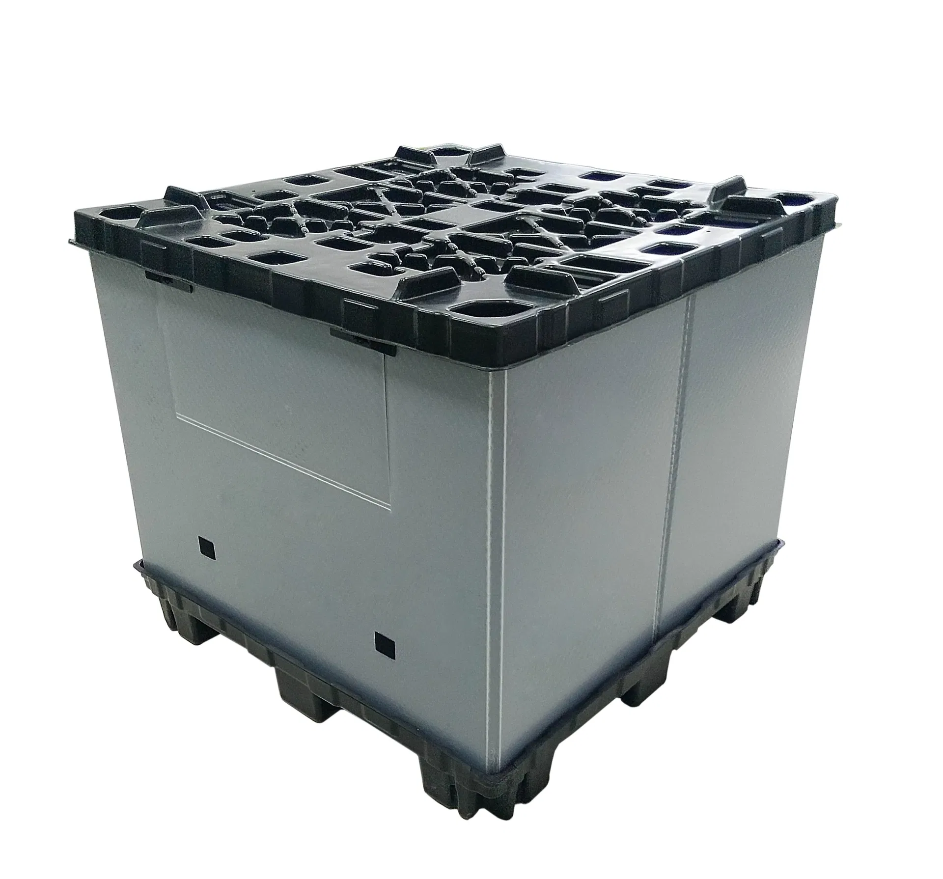 Industrial Logistic Sleeve Pack Container Factory Zc2300 Space-Saving Heavy Duty Plastic Pallet Collar Box