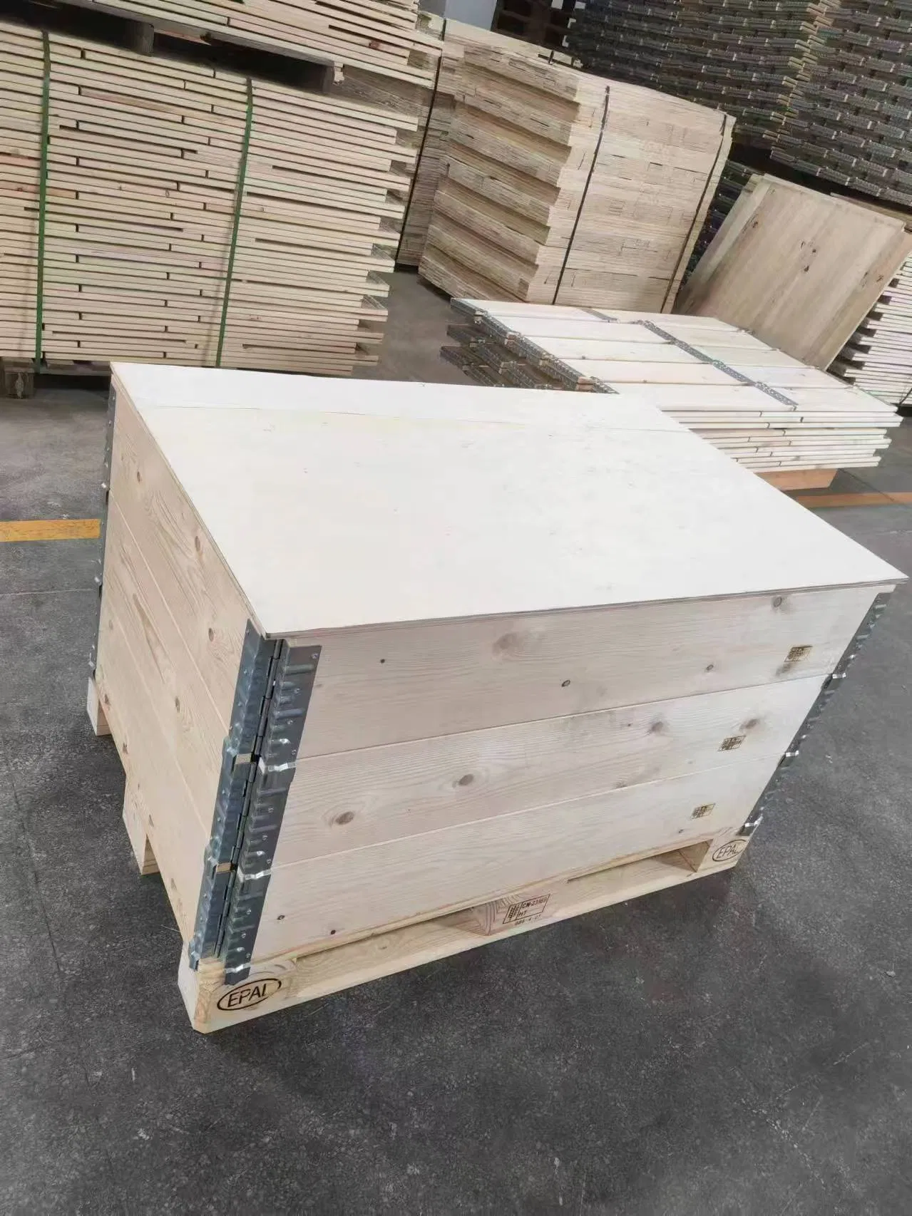 Lightweight Pallet Collar Box for Export Packaging ISO Certified