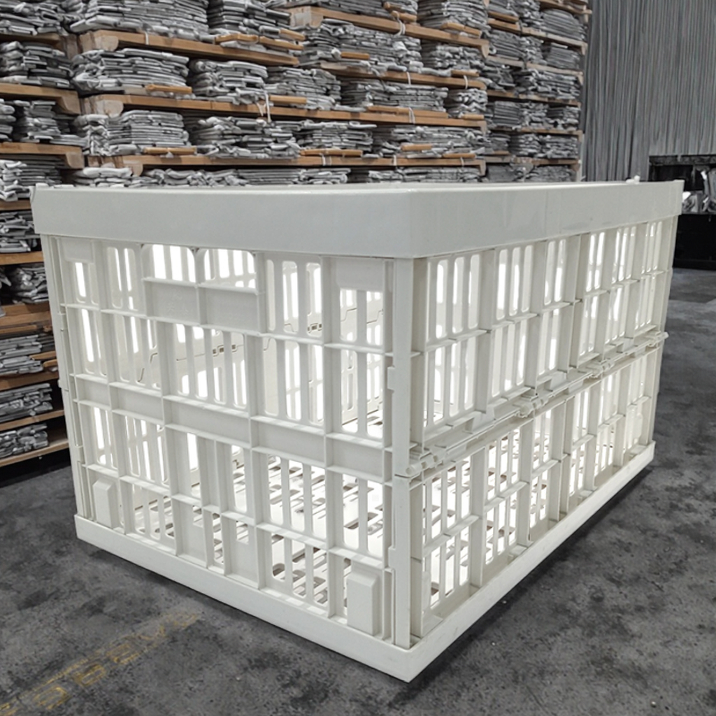 Foldable plastic container specifications