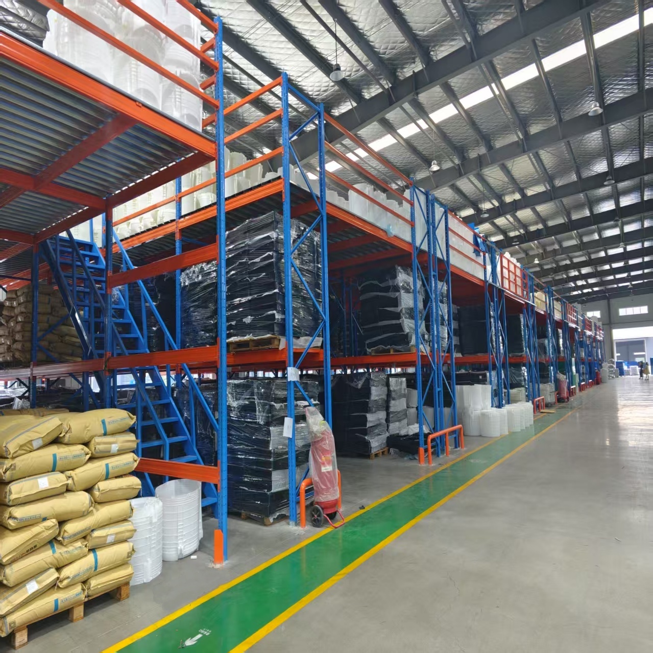 Heavy Duty Steel Shelving Mezzanine Floor Industrial Platforms Warehouse Office Mezzanine Floor Rack For Warehouse Storage