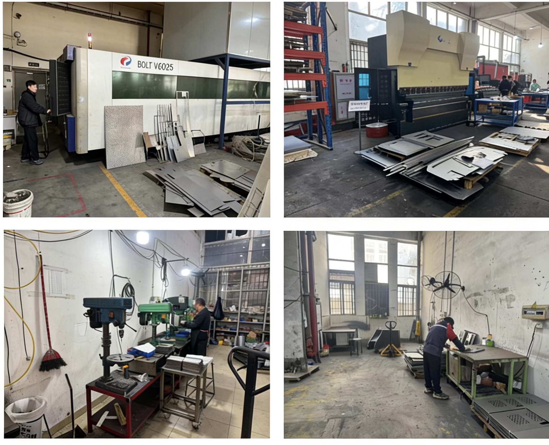 Complete Set Distribution Box Finished Household Construction Site Three-Phase Four-Wire Power Control Distribution Cabinet Made