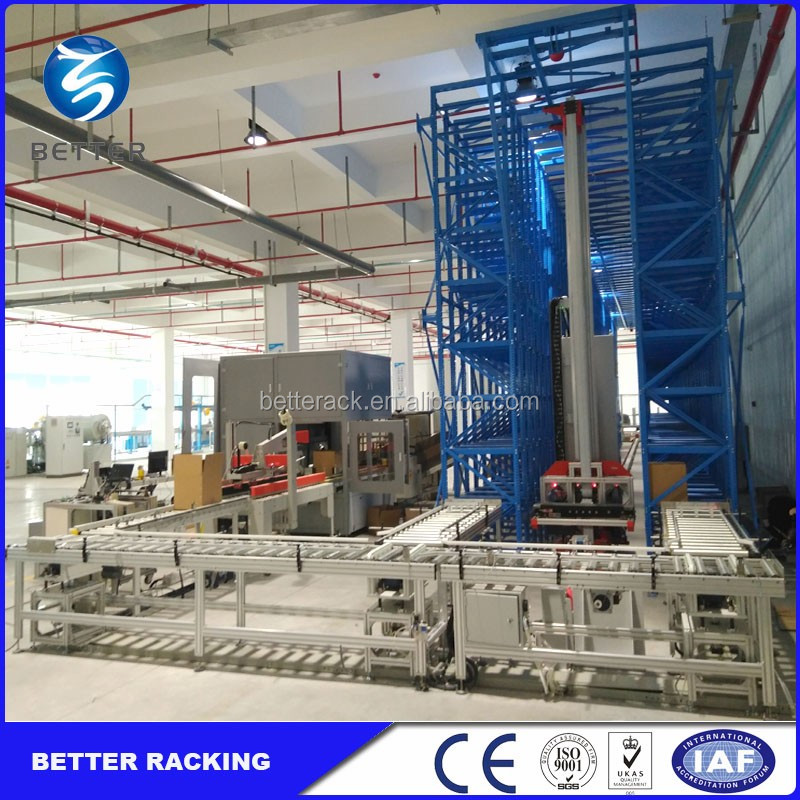 AS/RS Shuttle Systems Warehouse Material Handling Solution Automatic Storage Retrieval System