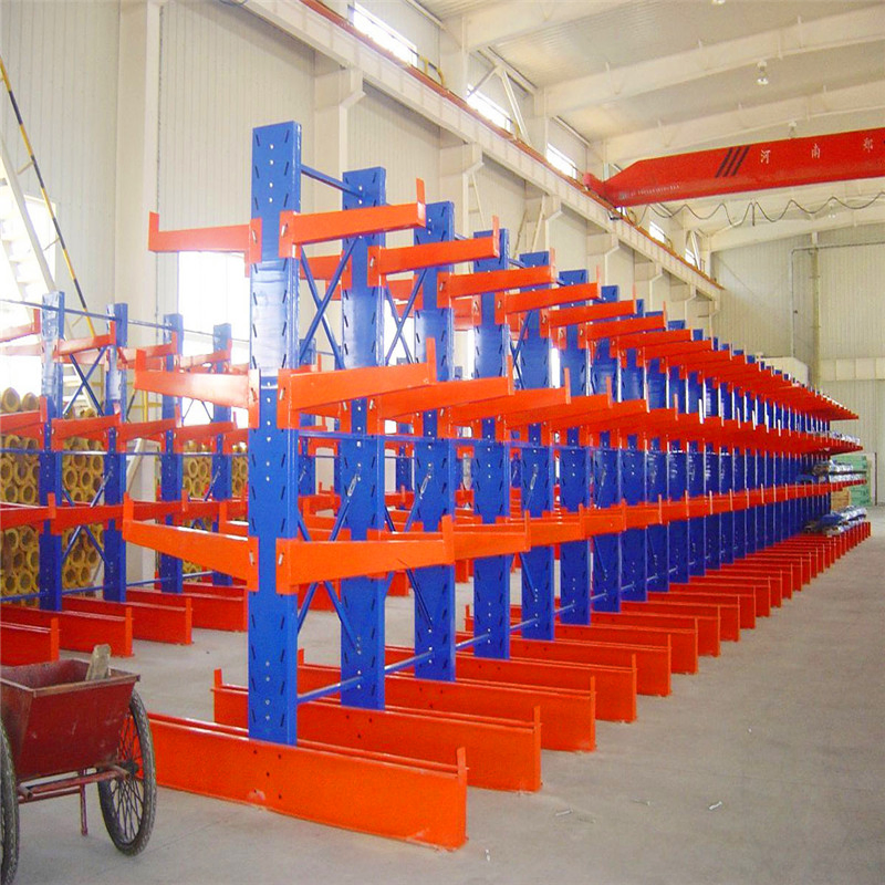 Cantilever Pallet Racks-Heavy-Duty Steel Storage System for Efficient Warehouse Storage