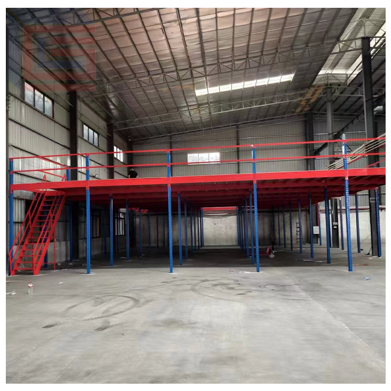 Mezzanine Floor System for Warehouse Storage Steel Rack Supported Industrial Platform