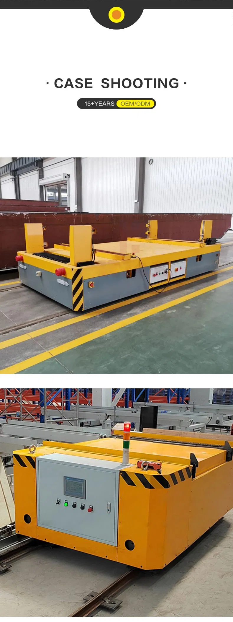 Automatic Transport Robot Platform Transfer Cart Vehicle Heavy Load Automated Guided Rail Agv