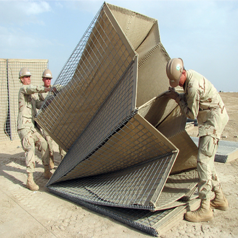 Defensive Barrier Welded Gabion Baskets Wire Mesh Container and Heavy Duty Fabric