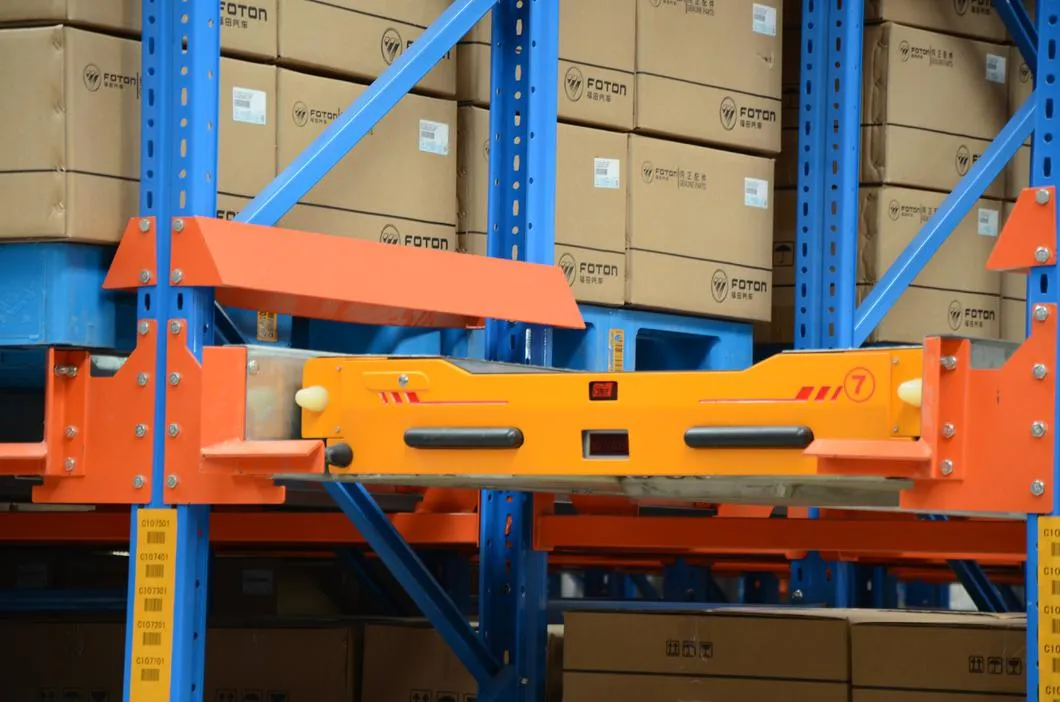 High Load Piled Outdoor Zinc-Coated Intelligent Warehouse Storage Loft Cantilever Slotted Frame Alloy Cargo Carrier Shuttle Rack