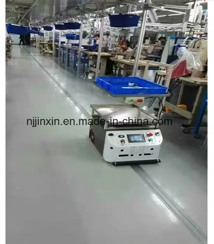 Automated Guided Vehicles Magnetic Tape Guidance Agv Side View