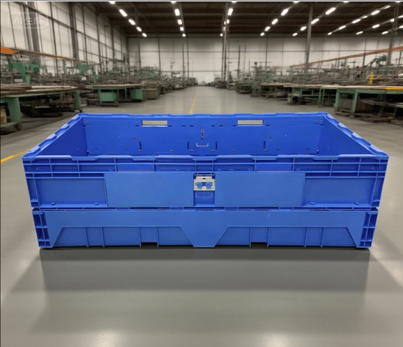 UGET Tool Box Crate Foldable PlasticTurnover Logistics Moving Bin Tote Stackable Storage Packaging