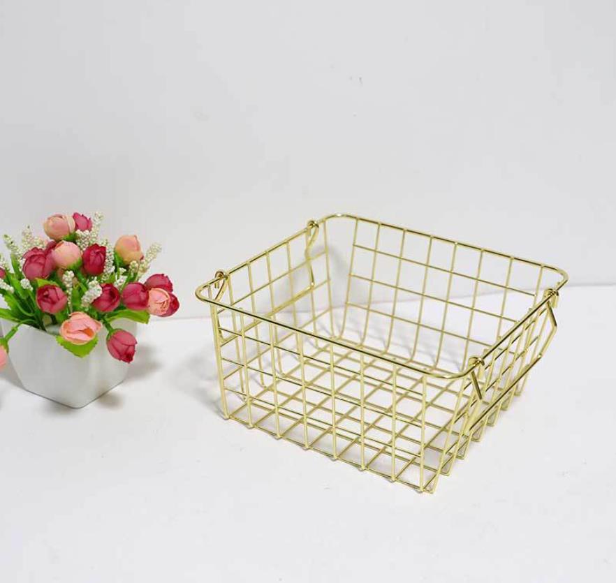 Wire Mesh Storage Basket Under view