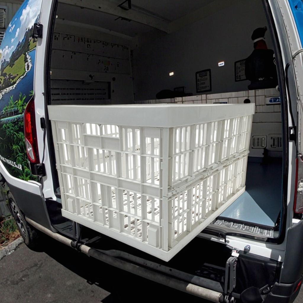 Folding Turnover Crate XingTai Plastic Storage Basket Storage Factory Large Foldable Plastic Crate Lid Breathable