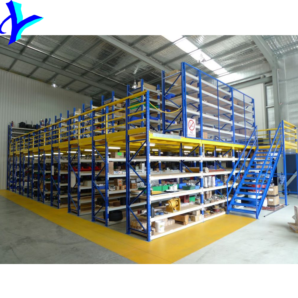 Warehouse Steel Storage Mezzanine Floor Rack System