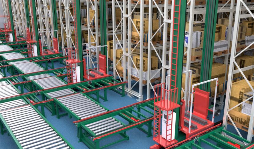Warehouse Heavy Duty Automatic Radio Shuttle Pallet Rack Fully Intelligent Four Way Shuttle ASRS with WCS WMS
