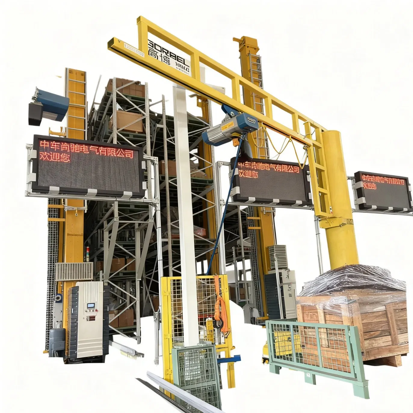 Industrial Rail Guided Vehicle Rgv System