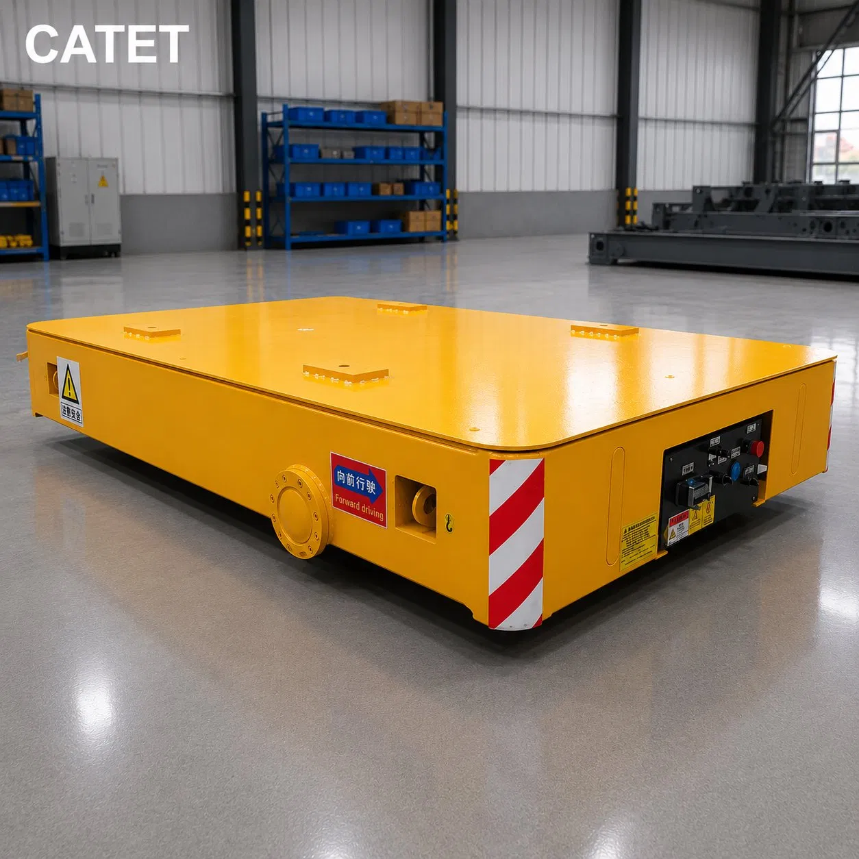 Intelligent 10 Ton Automated Guided Vehicle Agv for Heavy Machinery Factory Logistics Automation