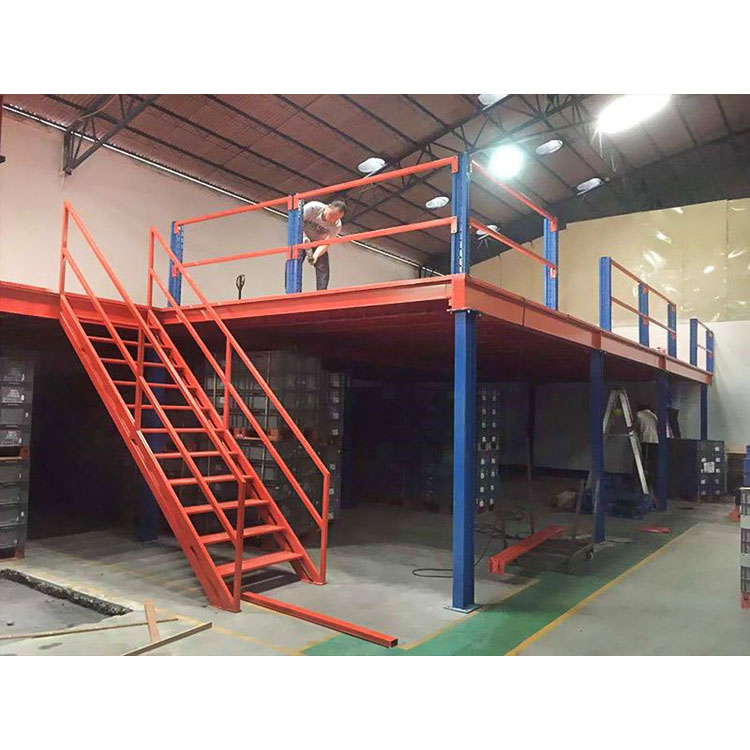 Heavy Duty Steel Mezzanine Floor Platform Warehouse Storage Mezzanine Rack System For Industrial Warehouses