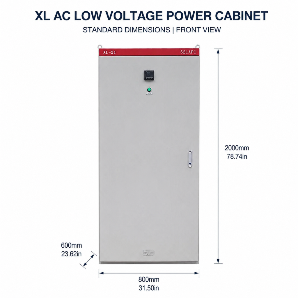 Automatic Dual-Power Source Switching XL Power Cabinet With ATS Support and ELCB Leakage Protection