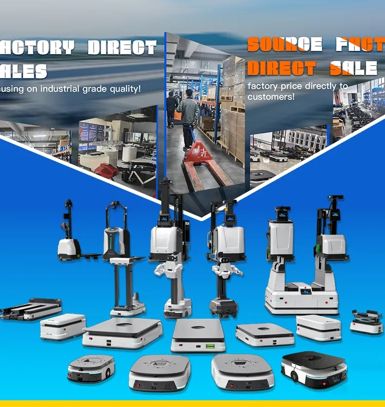 400kg Autonomous Mobile Robot Agv with Slam Navigation for 3c Material Handling