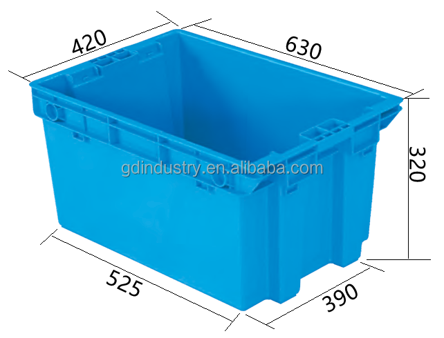 Stackable Nestable Plastic Tote Bin HDPE PP