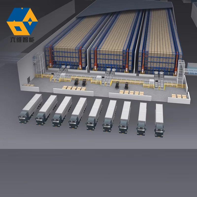 Hot Steel Rack Durable Storage Pallet Q235B Warehouse Metal Racking Automated Retrieval System Asrs