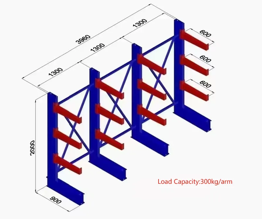 Cantilever Rack Diagram 1