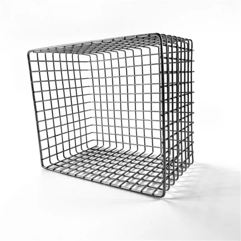 OEM Working Stainless Steel Mesh Baskets for Slaughterhouses, Drainage and Oil Control Drying Turnover Steel Mesh Containers
