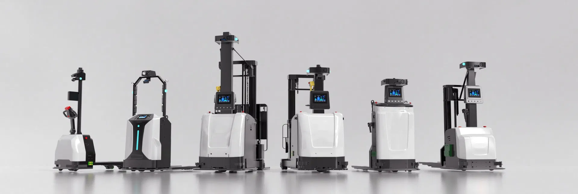 Agv Forklift Robot with Laser Slam Navigation for Heavy-Duty Warehouse Operations