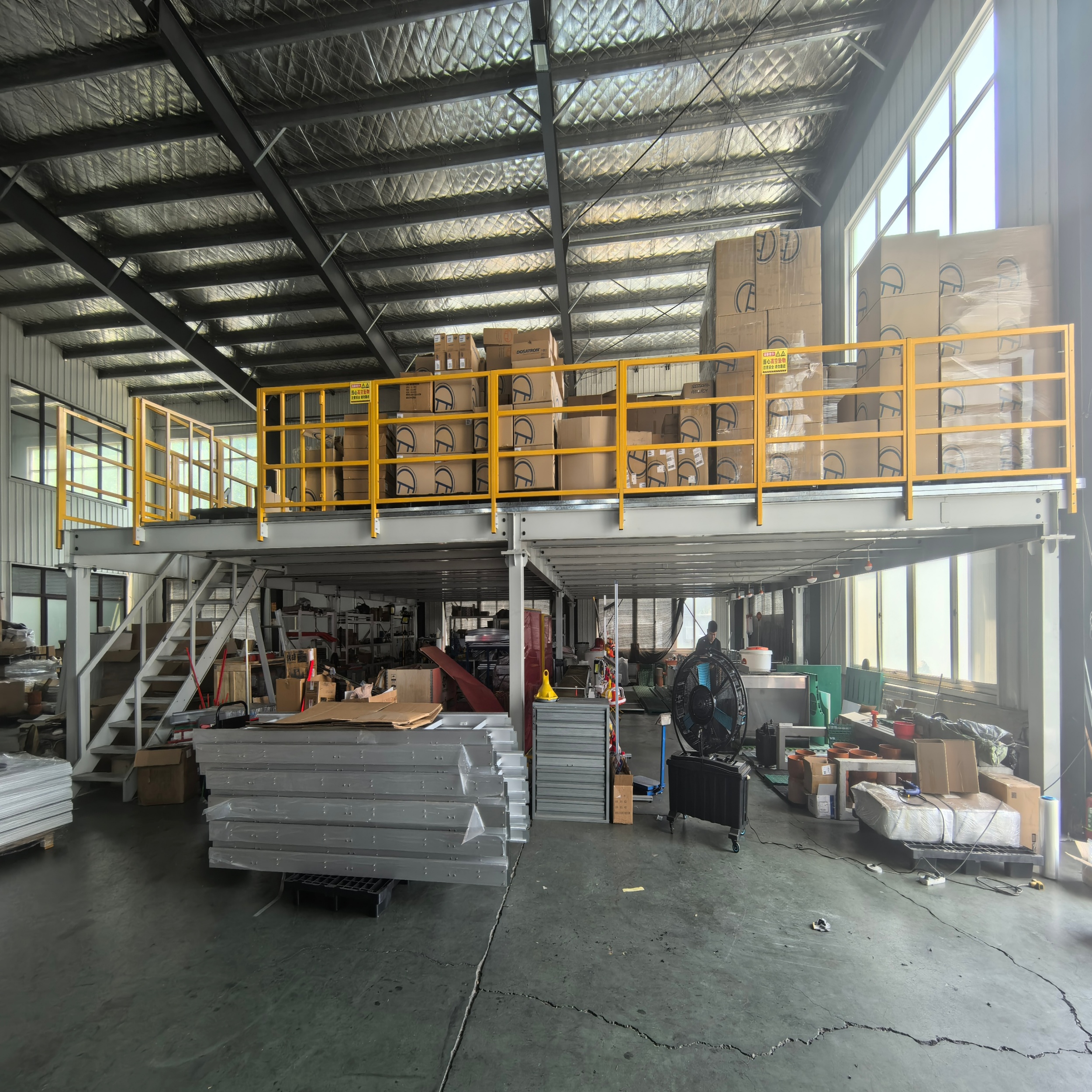 Heavy Duty Steel Shelving Mezzanine Floor Industrial Platforms Warehouse Office Mezzanine Floor Rack For Warehouse Storage