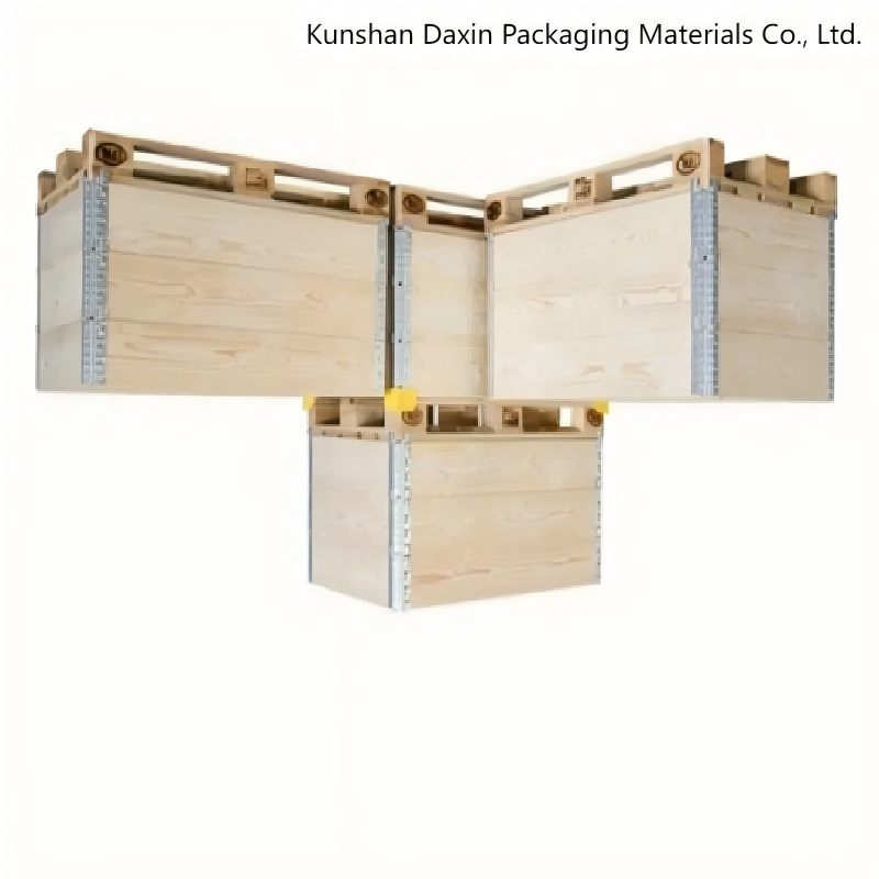 Reinforced Steel Pallet Collar Box for Export Packaging ISO Certified